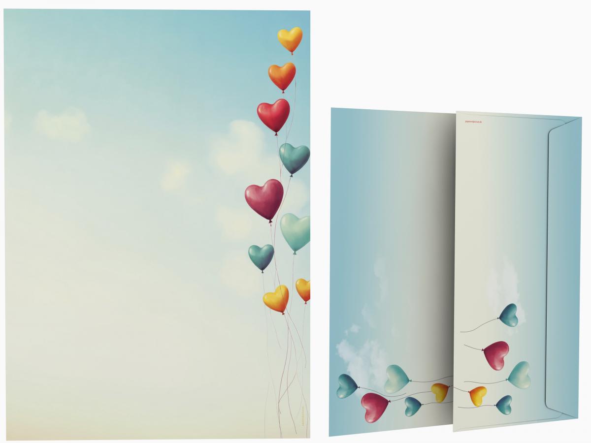Stationery Love is in the air Writing paper